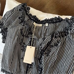 Dôen Nera Gingham nwt